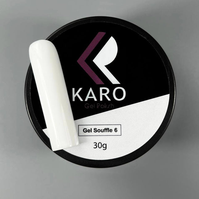 Karo Souffle Gel №6 Λευκό 30ml