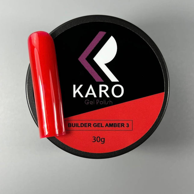 Karo Amber Gel №3 Κόκκινο 30ml