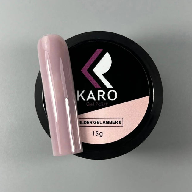 Karo Amber Gel №6 Ροζ μπεζ 15ml