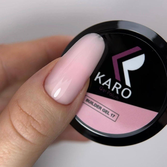 Karo Builder Gel №17 Ροζ milky 30ml