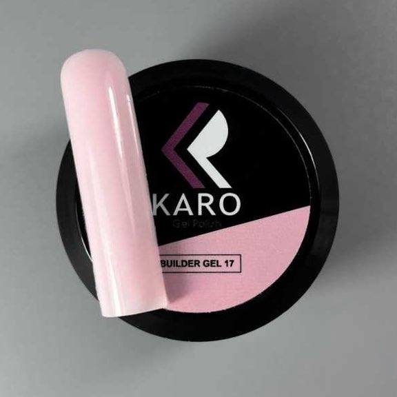 Karo Builder Gel №17 Ροζ milky 30ml