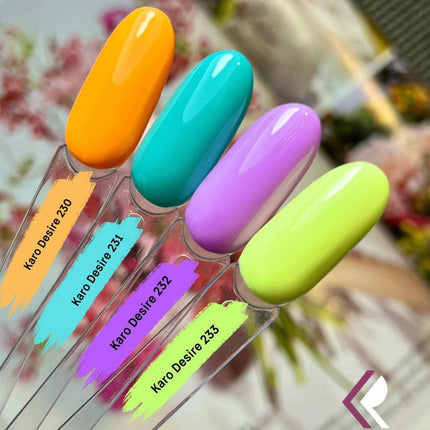 Βερνίκι Gel Desire 230 Safety orange 8ml KARO