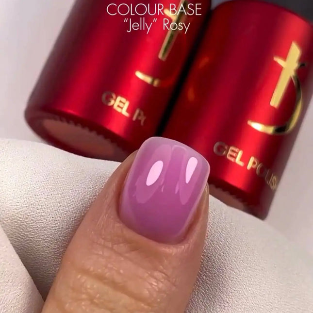 Χρώμα Rubber Base Gel Jelly Rosy 7 ml. Kodi Professional