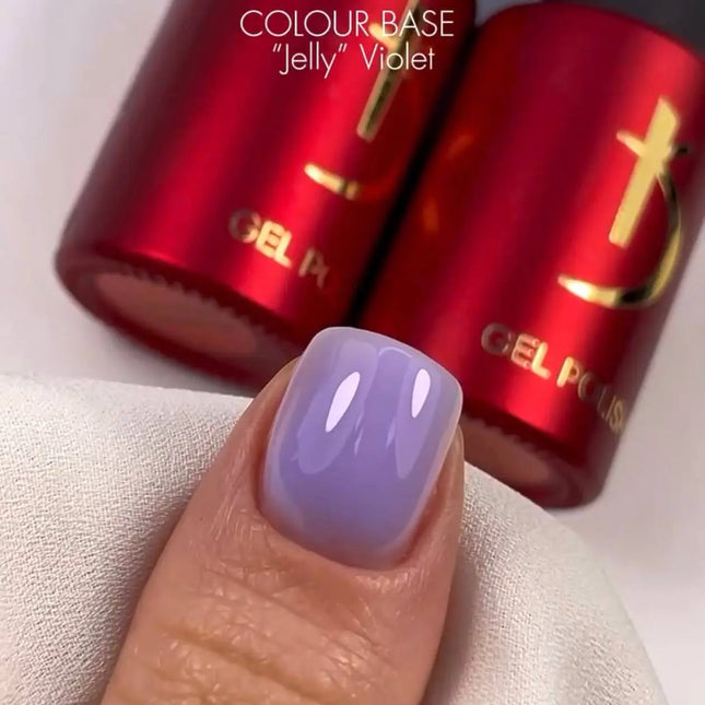 Χρώμα Rubber Base Gel Jelly Violet 7 ml. Kodi Professional