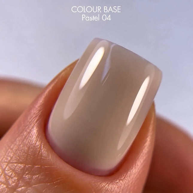 Χρωματιστό Rubber Παλτό βάσης Gel Pastel №4 7 ml. Kodi Professional