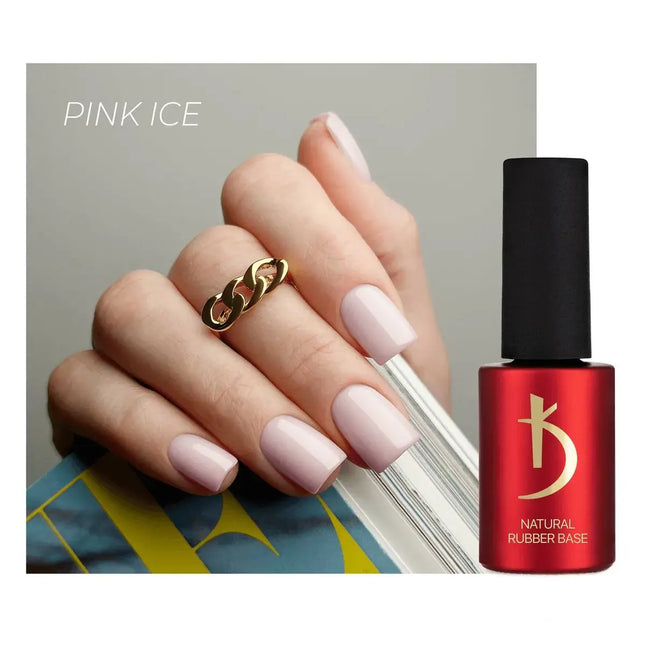 Natural Rubber Base Pink Ice 15ml Kodi Professional