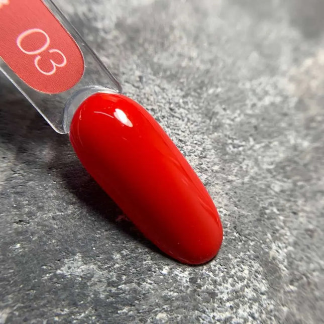 Luna Gel Polish №003 Χρώμα Classic Κόκκινο 8ml