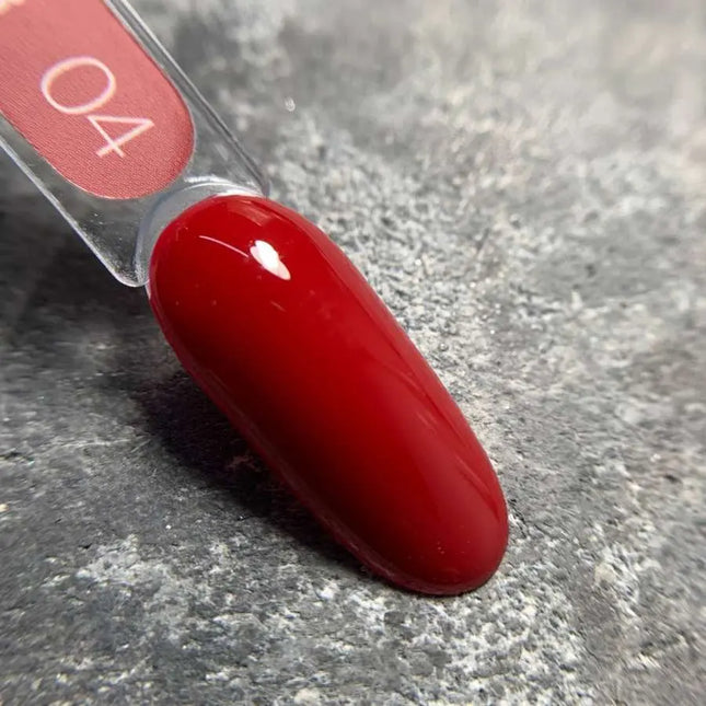 Luna Gel Βερνίκι Νυχιών №004 Χρώμα Καρμίνι 8ml