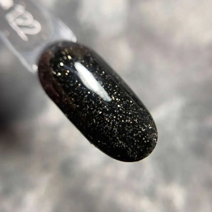 Βερνίκι Νυχιών Luna Gel №122 Χρώμα Μαύρο με γκλίτερ 13ml