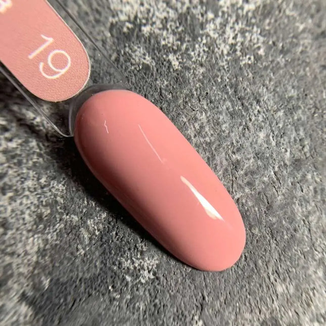 Luna Βερνίκι Τζελ №019 Χρώμα Μπεζ Ροζ 13ml