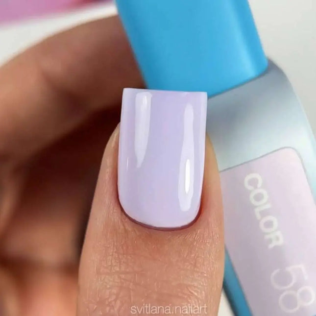 Luna Βερνίκι Τζελ №058 Χρώμα Milky Lilac 13ml