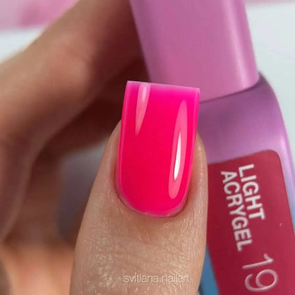 Luna Light Acrygel №19 Νέον Ροζ 13ml