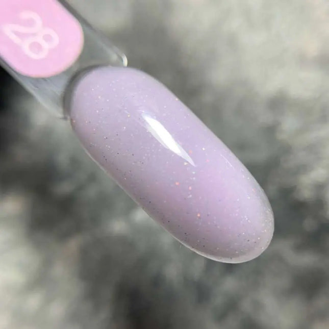 Luna Light Acrygel №28 Ανοιχτό Λιλά με γκλίτερ 13ml