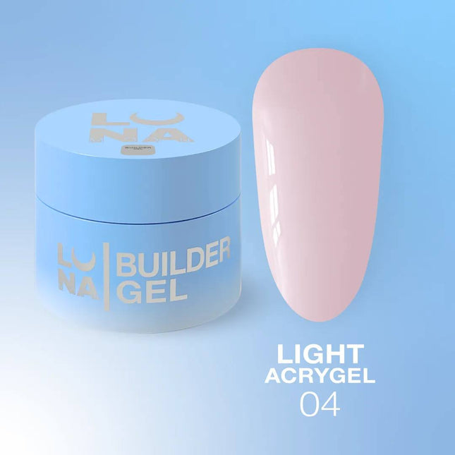 Luna Light Acrygel №04 Γάλα με ροζ υποτόνους 30ml