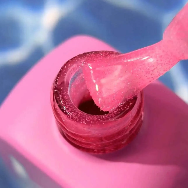 Luna Ελαφρύ παλτό Sand Peach Pink Matte με μικρά νιφάδες 13ml