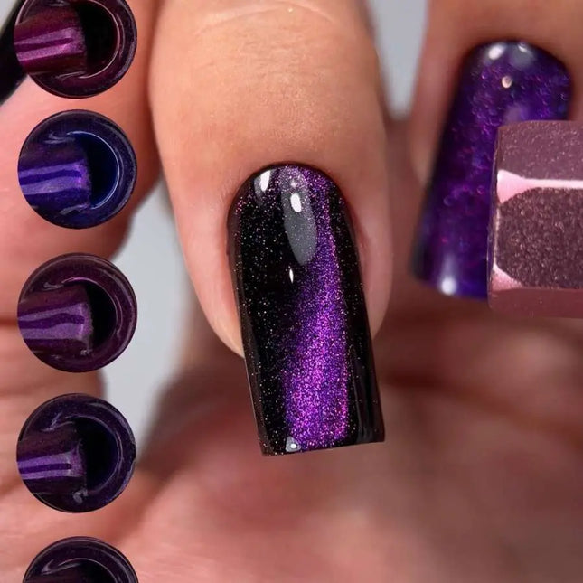 Luna Βερνίκι Τζελ №253 Cat Eye Μωβ 13ml
