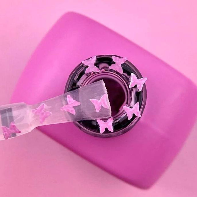 Ελαφρύ παλτό Luna Butterfly Pink με ροζ διακοσμητικά στοιχεία 13ml