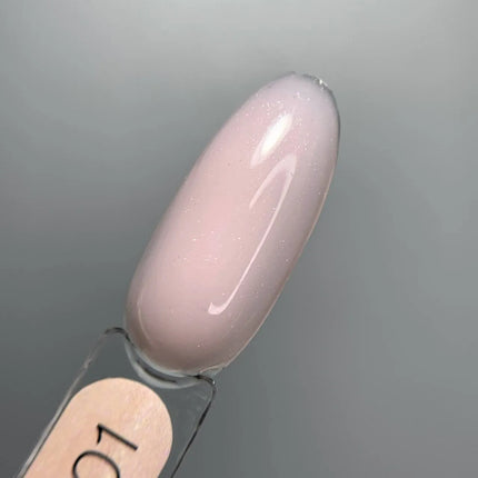 Luna Shimmer Τζελ №1 Ανοιχτό Ροζ Ροδακινί 15ml