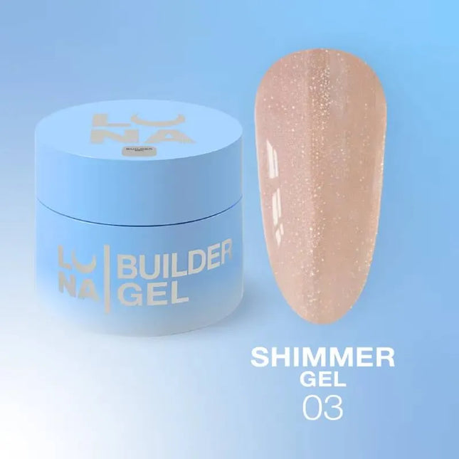 Luna Shimmer Τζελ №3 Ανοιχτό Ροδάκινο 15ml