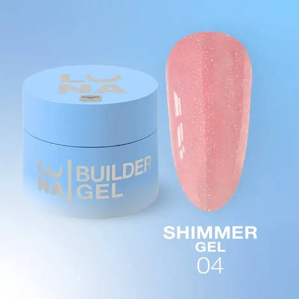 Luna Shimmer Τζελ №4 Ανοιχτό Ροζ 15ml