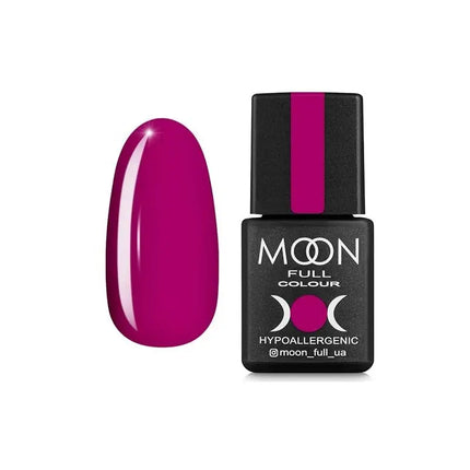 Βερνίκι νυχιών σε τζελ MOON №166 Σκούρο ροζ 8ml