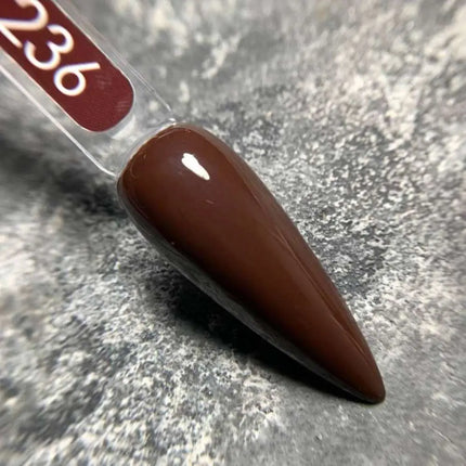 Βερνίκι gel MOON №236 Μαύρη σοκολάτα 8ml