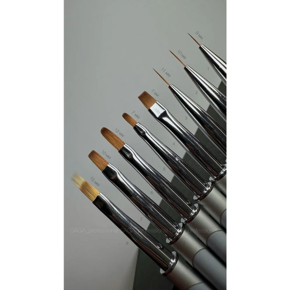 Nail brush Liner 9mm №1 Saga Professional - Nail Art Brushes