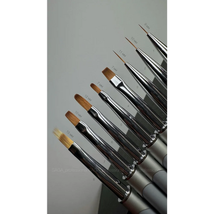 Nail brush Square 7mm №4 Saga Professional - Nail Art Brushes