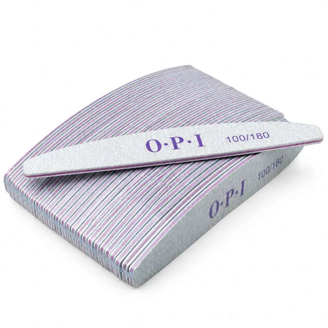 OPI Nail Files Crescent 100/180 Grit 25 pcs