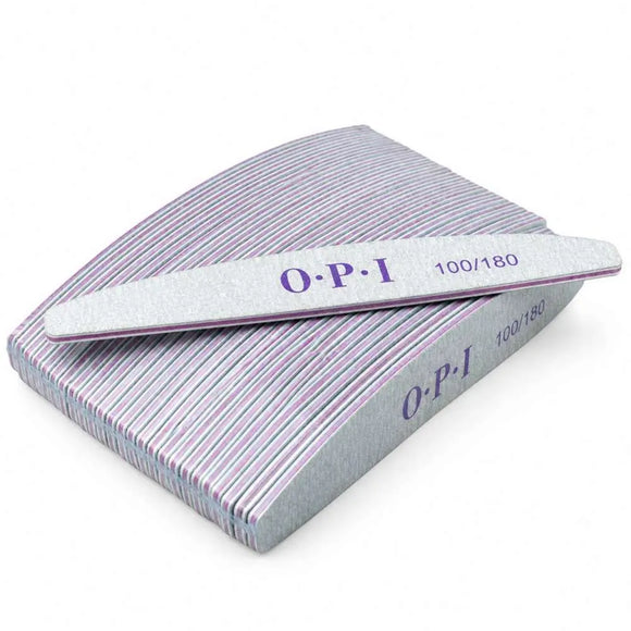Λίμες νυχιών OPI Crescent 100/180 grit 25 τεμάχια