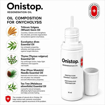 Αναγεννητικό λάδι κατά της ονυχόλυσης - OniStop 15ml NAILSOFTHEDAY