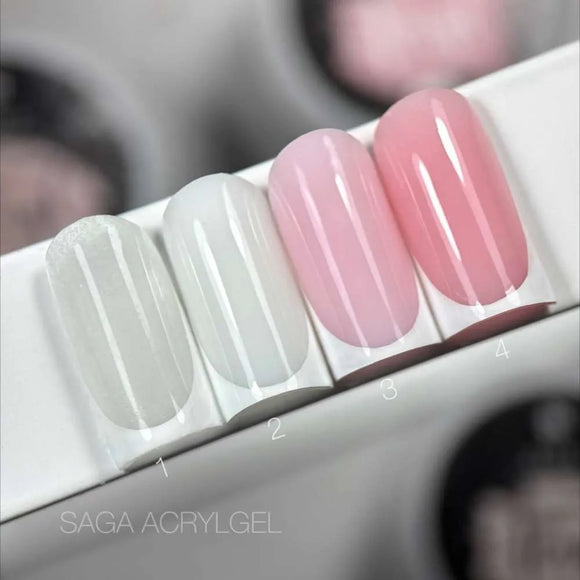 Saga βερνίκι gel μαρμελάδα №11 πράσινο με λευκά νιφάδες 9ml