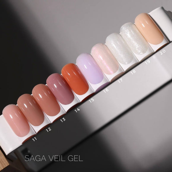 Saga Builder Gel Veil №16 Milky μωβ 15ml