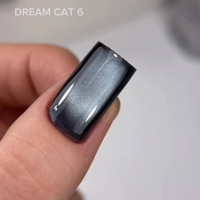 Saga Cat Eye Dream №6 ανοιχτό μπλε ασημί 10ml