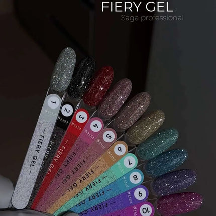 Saga Fiery Gel Polish №07 Jade 10ml