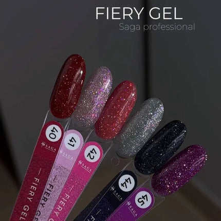 Saga Fiery Gel Polish №42 French Raspberry με φύλλο 9ml