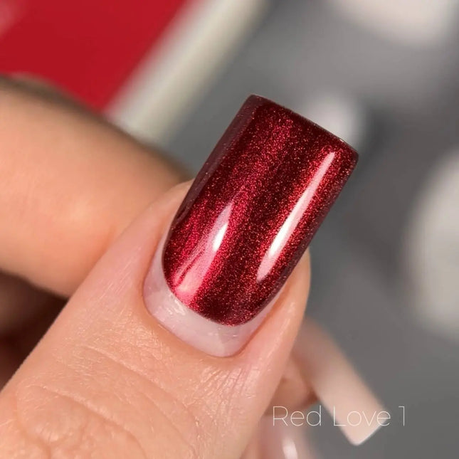 Βερνίκι Gel Saga Love Red 1 Shimmer 10 ml