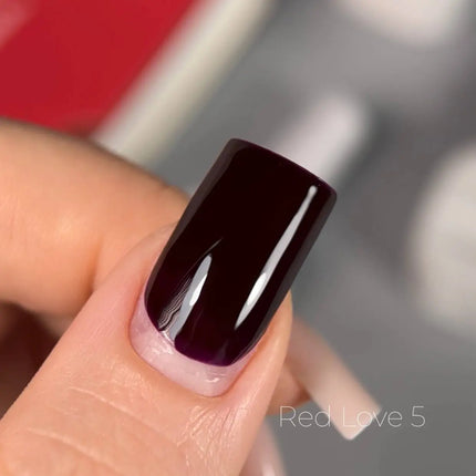 Gel Polish Saga Love Red 5 Eggplant 10 ml