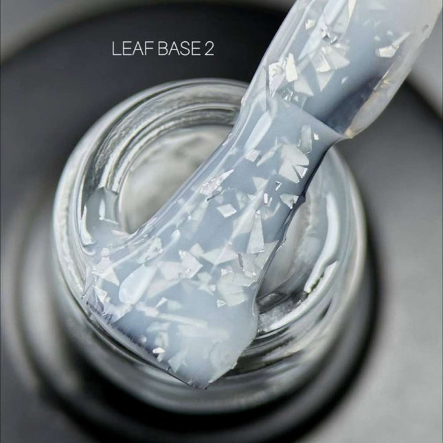 Saga Παλτό βάσης №02 Milk με ασημένιο φύλλο 9ml