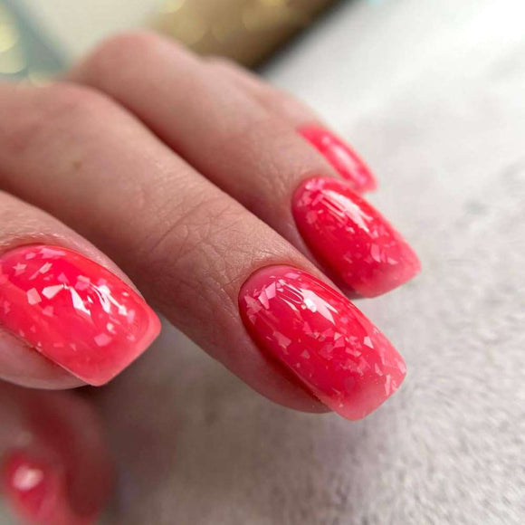 Saga Leaf Base №08 Ruby with silver foil 9ml