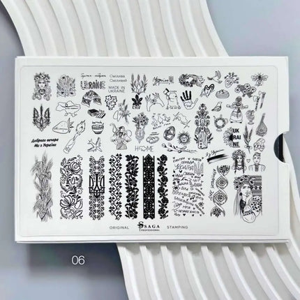 SAGA Stamping Plate №6 Ukraine