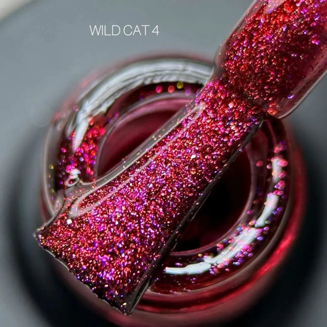 Saga Cat Eye Wild №4 Κεράσι Μωβ Χρυσό 9ml