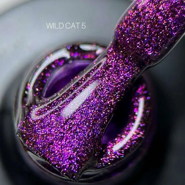 Saga Cat Eye Wild №5 Βιολετί Χρυσό 9ml