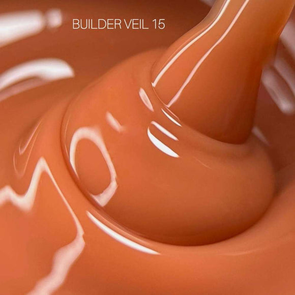 Saga Builder Gel Veil №15 Πορτοκαλοκαφέ 15ml