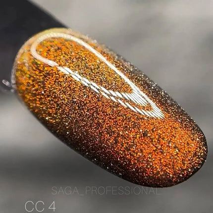 Saga Cat Eye Chameleon №04 Πορτοκαλί Ροζ 9ml