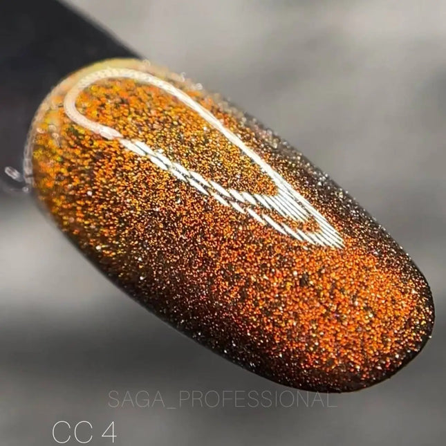 Saga Cat Eye Chameleon №04 Πορτοκαλί Ροζ 9ml