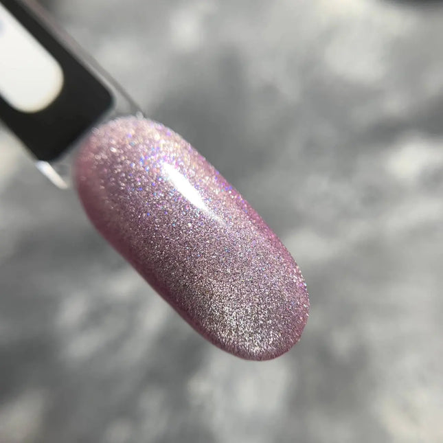 Saga Cat Eye Shine №03 Βιολετί Ρουζ με Νέον Μπλε Γκλίτερ 9ml