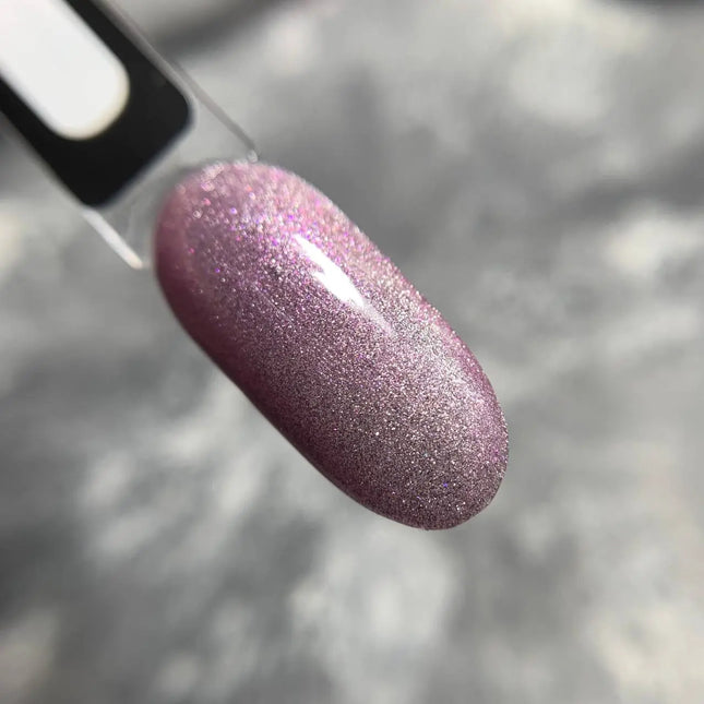 Saga Cat Eye Shine №04 Βιολετί Ροδακινί με Μωβ Γκλίτερ 9ml