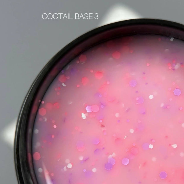 Saga Coctail Παλτό βάσης №3 Ροζ με σχέδια 13ml