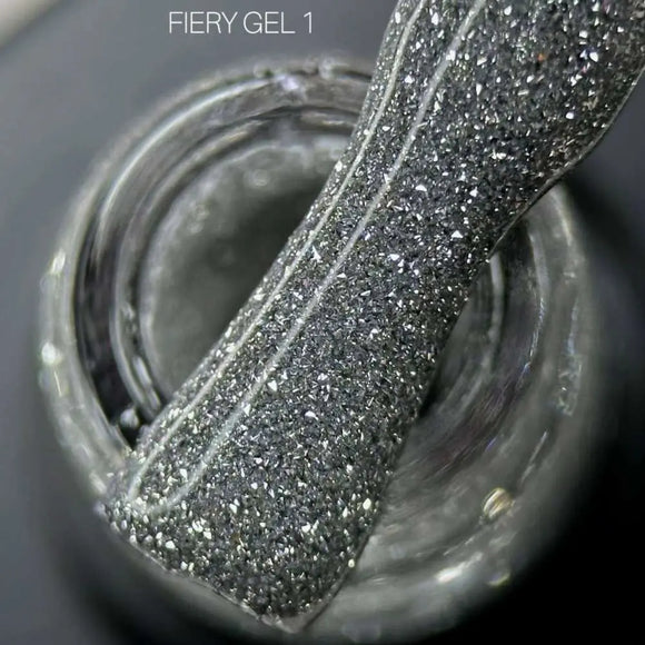 Saga Fiery Gel Polish №01 Gray 10ml